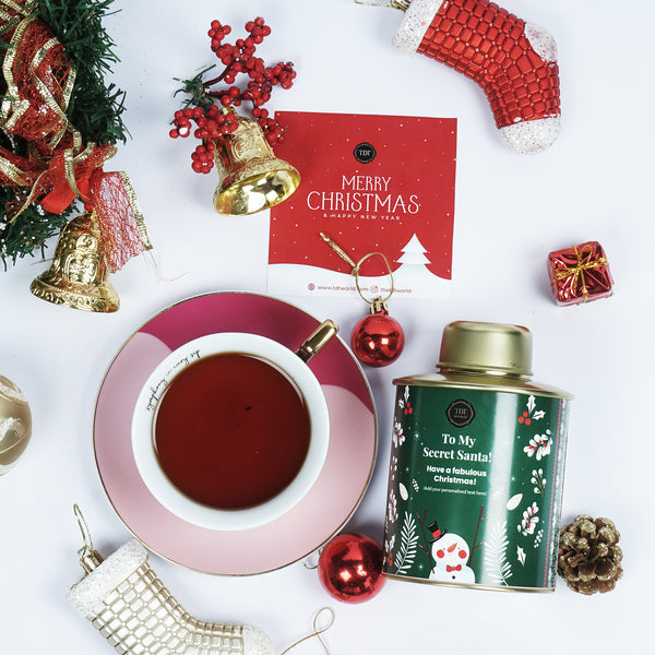 Make it Merry, Personalised Tea Tin