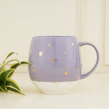 Charming Ceramic Purple & White, Tea & Coffee Mug (450ml)