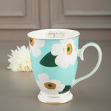 Limited Edition Tiffany Blue Unikko Flower Pattern, New Bone China Mug