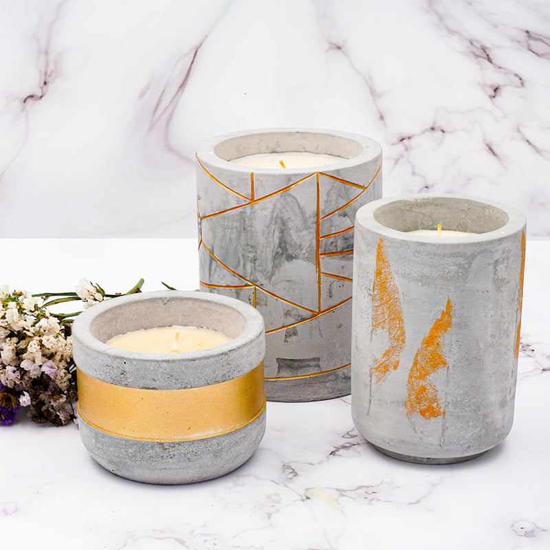 TDT Scented Clever Candles, Paraffin Wax Candle Set