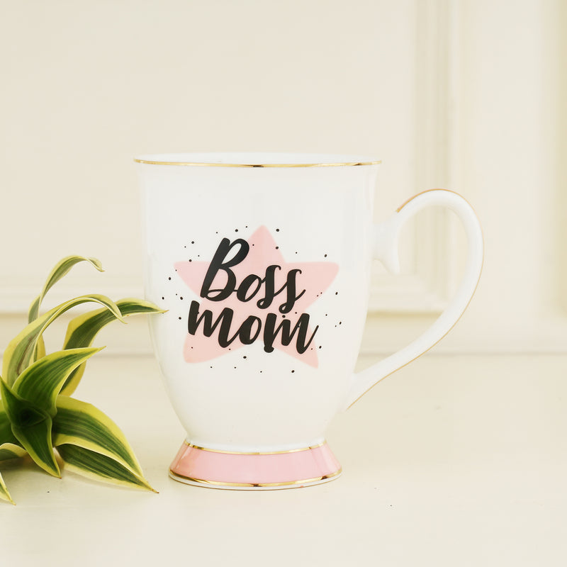 Boss Mom, New Bone China Mug