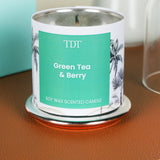 Splendour - Green Tea and Berry, Soy Wax Candle (35 hours)