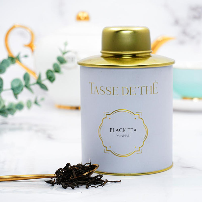 Chinese Yunnan Loose Leaf Black Tea Tin, 100G
