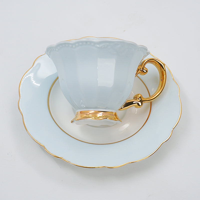 Elegant blue Tea Set