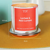 Dreamcatcher - Lychee and Red Currant, Soy Wax Candle (35 hours)
