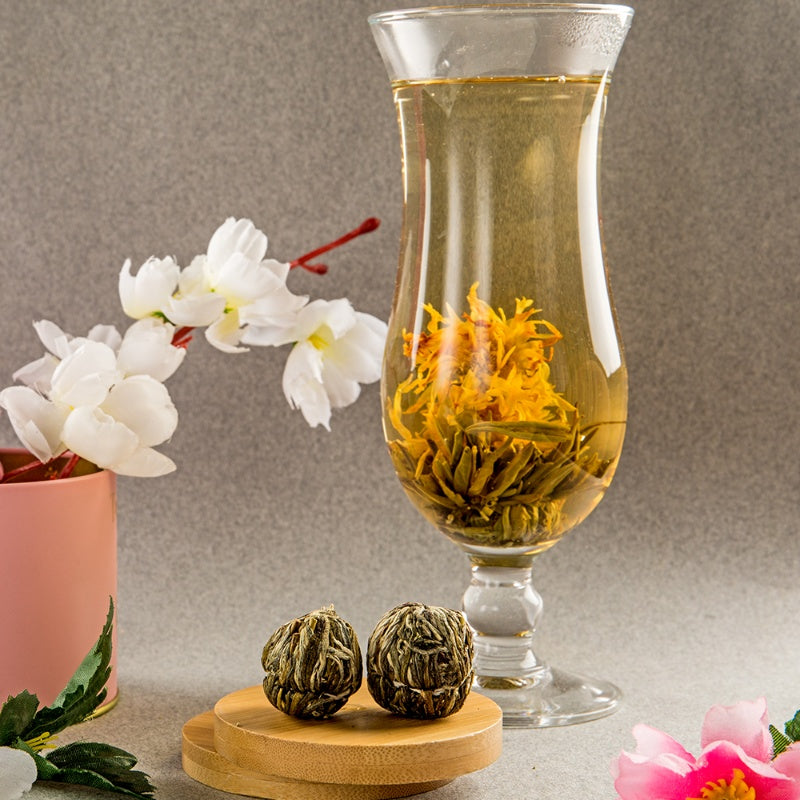 Chinese Chrysanthemum Trio Blooming Tea, 10pcs
