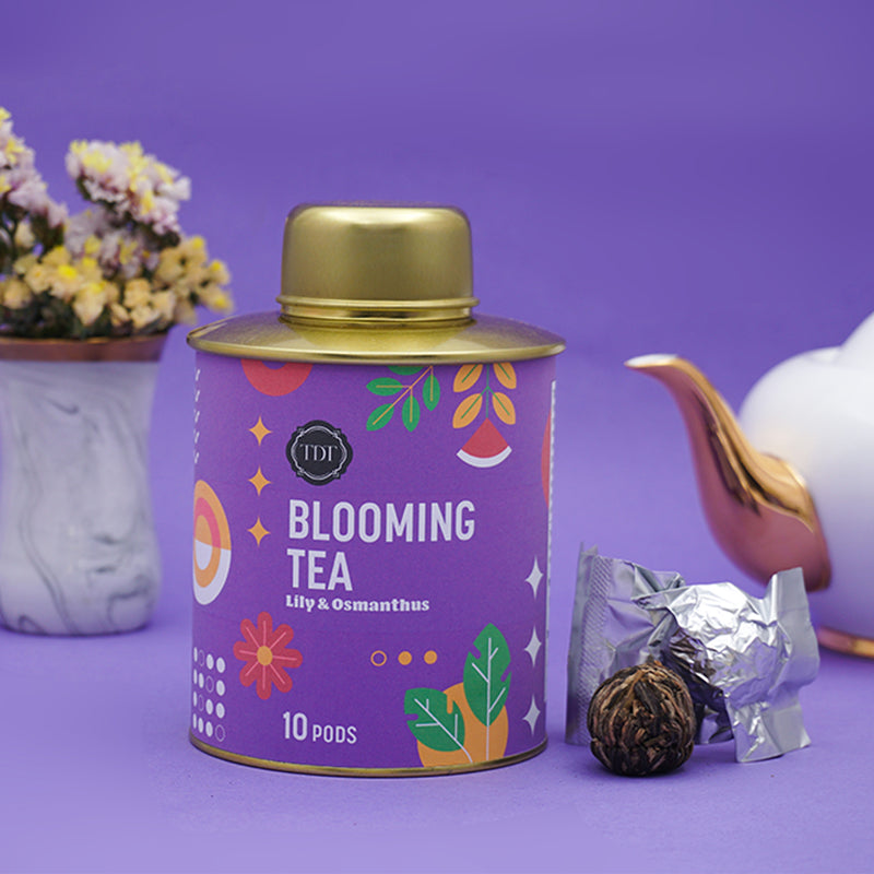 Lily & Osmanthus Blooming Tea, 10pcs