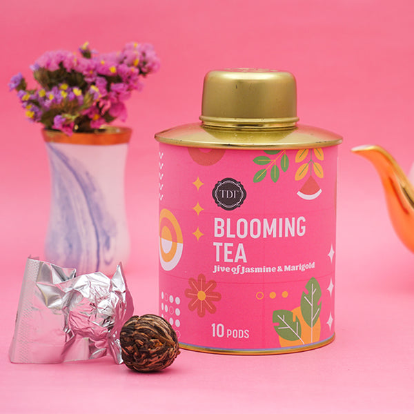 Jive of Jasmine & Marigold Blooming Tea, 10pcs