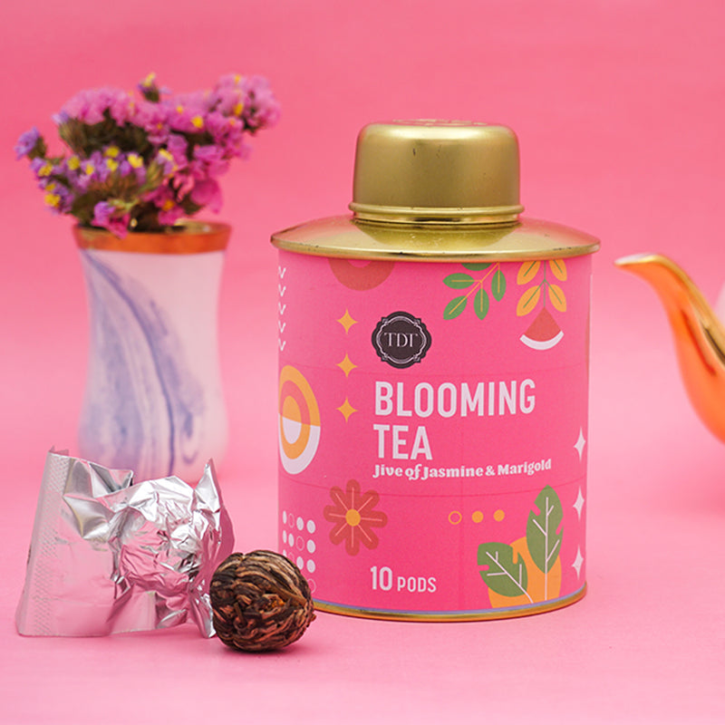 Jive of Jasmine & Marigold Blooming Tea, 10pcs