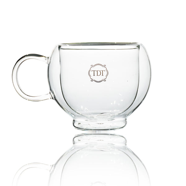 Clear Double Wall Insulated Borosilicate Glass Cup (100ml)