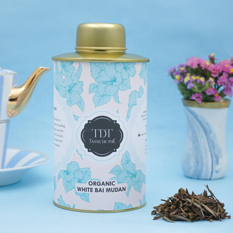 Indian Organic White Bai Mudan - Platine Loose Leaf Tea, 75G